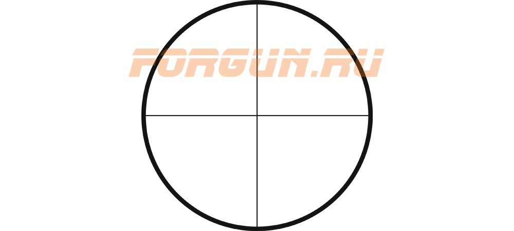 Сетка Crosshair-Dot в прицеле Kahles K1050 10-50x56, Crosshair Dot, ⅛ MOA, CCW (10527)